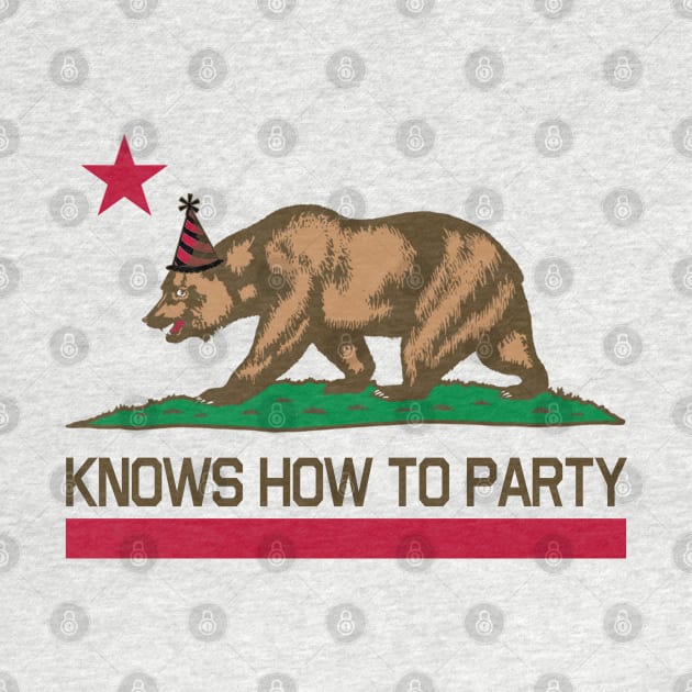 California Knows How To Party by PopCultureShirts